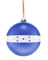 Bauble with the flag design of Honduras.(series)