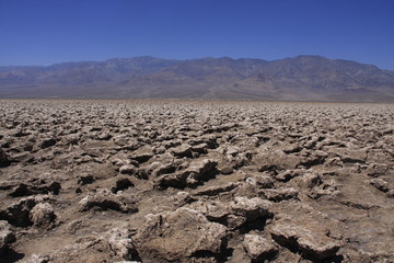 les dunes au Zabriskie point