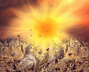 Big explosion