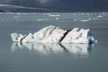 Ghiaccio nella laguna glaciale di Jokulsarlon, Islanda 