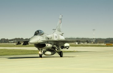 Fototapeta na wymiar Military aircraft