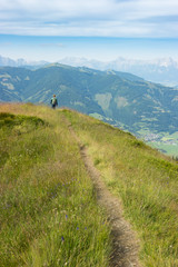 Fototapeta na wymiar hiking in bavaria and european alps