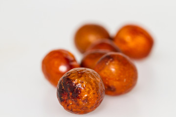  Jujubes isolated on white