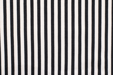Navy blue and white striped background. Vertical stripes pattern on fabric. - 94014876
