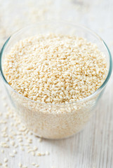 sesame seeds in a bowl