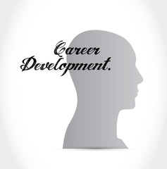 career development mind sign concept