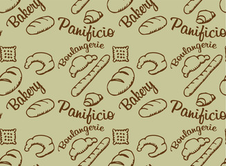 Bakery vector pattern