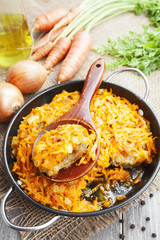 Fish with vegetables