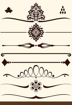 Ornametnts, dividers and page decorations