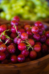 Ripe Red Seedless Grapes