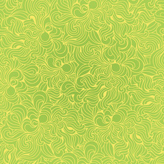 Background with abstract doodle waves 