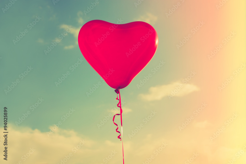 Canvas Prints balloon heart shape