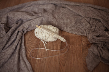 cozy knitting, a set of loops