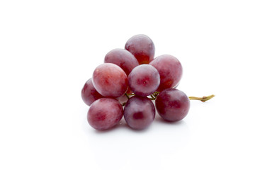 Grape on the white background. Fresh  berry.
