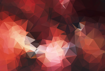 Naklejka premium brown abstract background consisting of angular