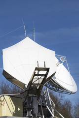 Telecommunications satellite dish