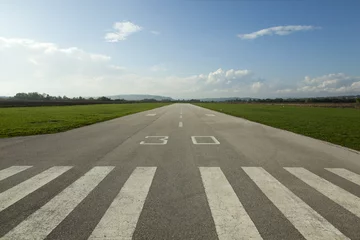 Photo sur Plexiglas Aéroport piste d& 39 atterrissage
