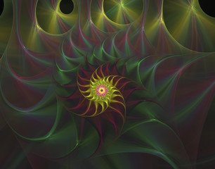Abstract fractal image