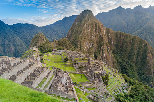 Famous Machu Picchu ruin, Peru