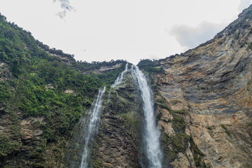 Catarata de Gocta - one of the highest waterfalls in the world, northern Peru.