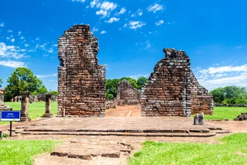Cercles muraux Rudnes Jesuit mission ruins in Trinidad, Paraguay