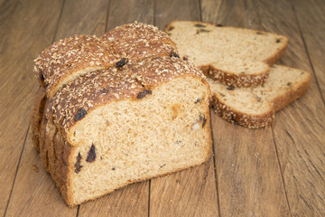 Pan tajado integral