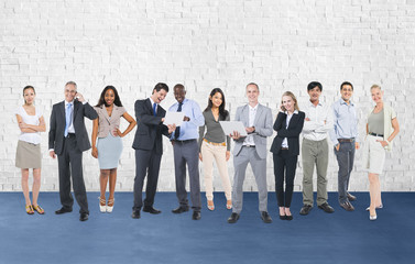 Fototapeta premium Corporate Business Team Communication Connection Concept