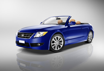 Car Vehicle Transportation 3D Illustration Concept