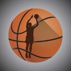Basketball Players Silhouette 