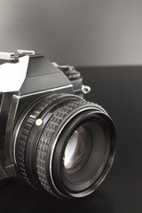 Old analog photo camera