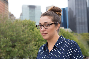 Young professional in the city