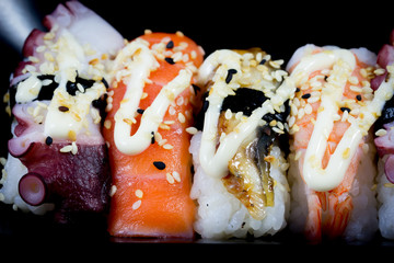 japanese food sushi on the plate