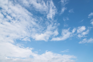 the beautiful blue sky background with clouds