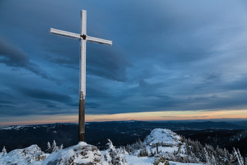 Fototapeta premium Gipfelkreuz
