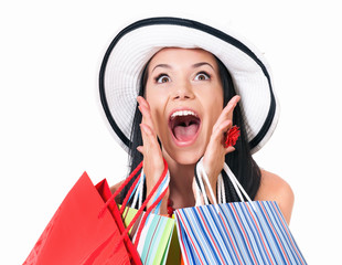 Woman shopping