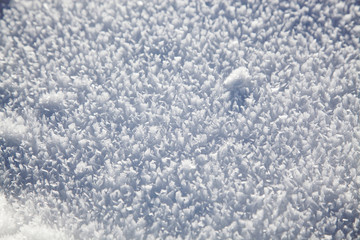 Christmas background with snow