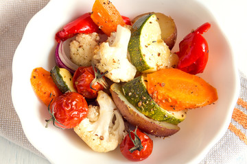 oven baked vegetables