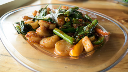 Shell with Red Curry