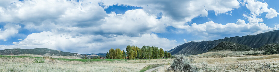 Colorado mountains panorama , New Castle