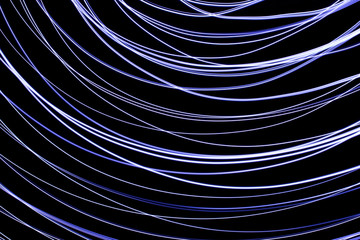 White Lines Light Painting
