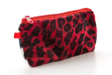 leopard zip bag