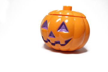 Halloween pumpkin object in the white #2
