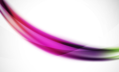 Colorful wave line, abstract background with light and shadow