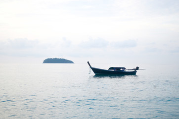 Koh Lipe, Satun, Thailand Beautiful crystal clear Emerald sea wi