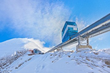 Mountains ski resort Kaprun Austria