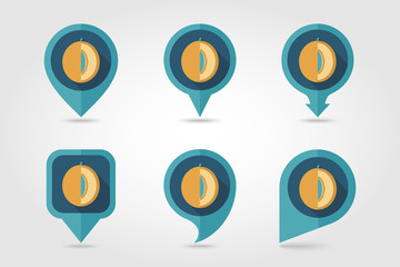 Melon mapping pins icons