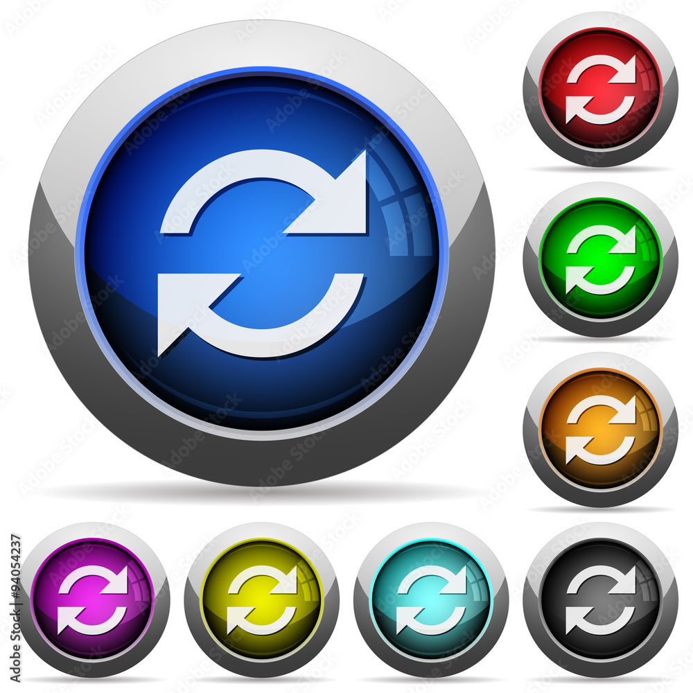 Poster refresh button set