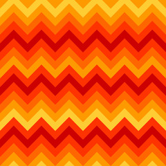 Autumn abstract seamless pattern. Texture of wavy horizontal zigzags. Stylish abstract background. Vector illustration