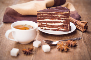 tea with cake