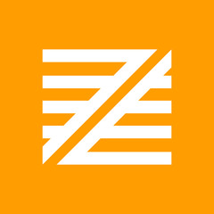 Z letter line logo